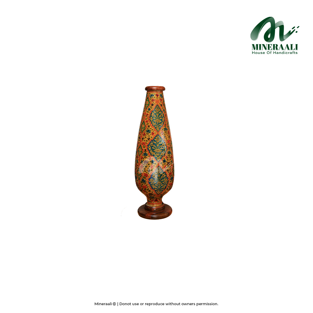 Mineraali | Camel Skin Unique Pattern Round Bottom Bottle Lamp