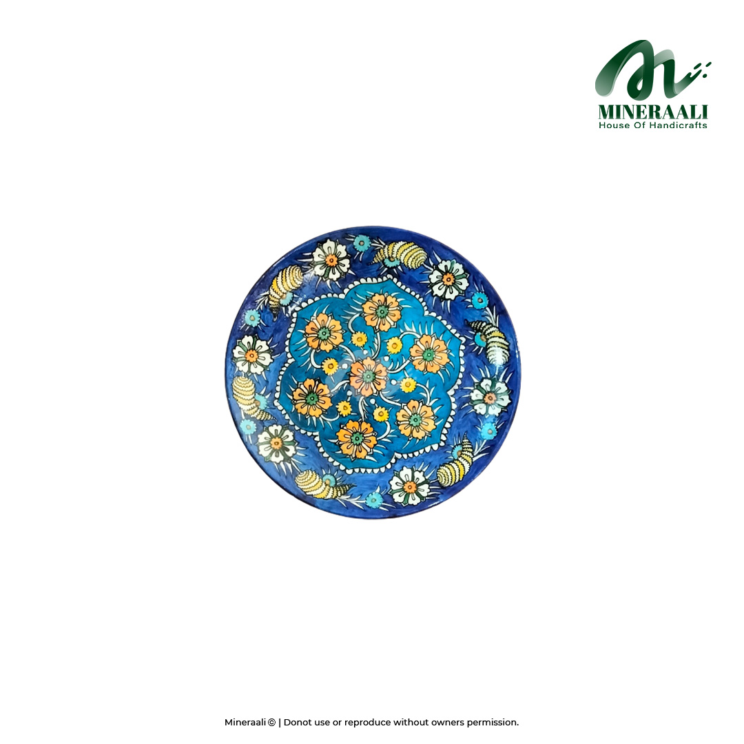 Mineraali | Hand Painted Pottery Artistic Multi Color Plate