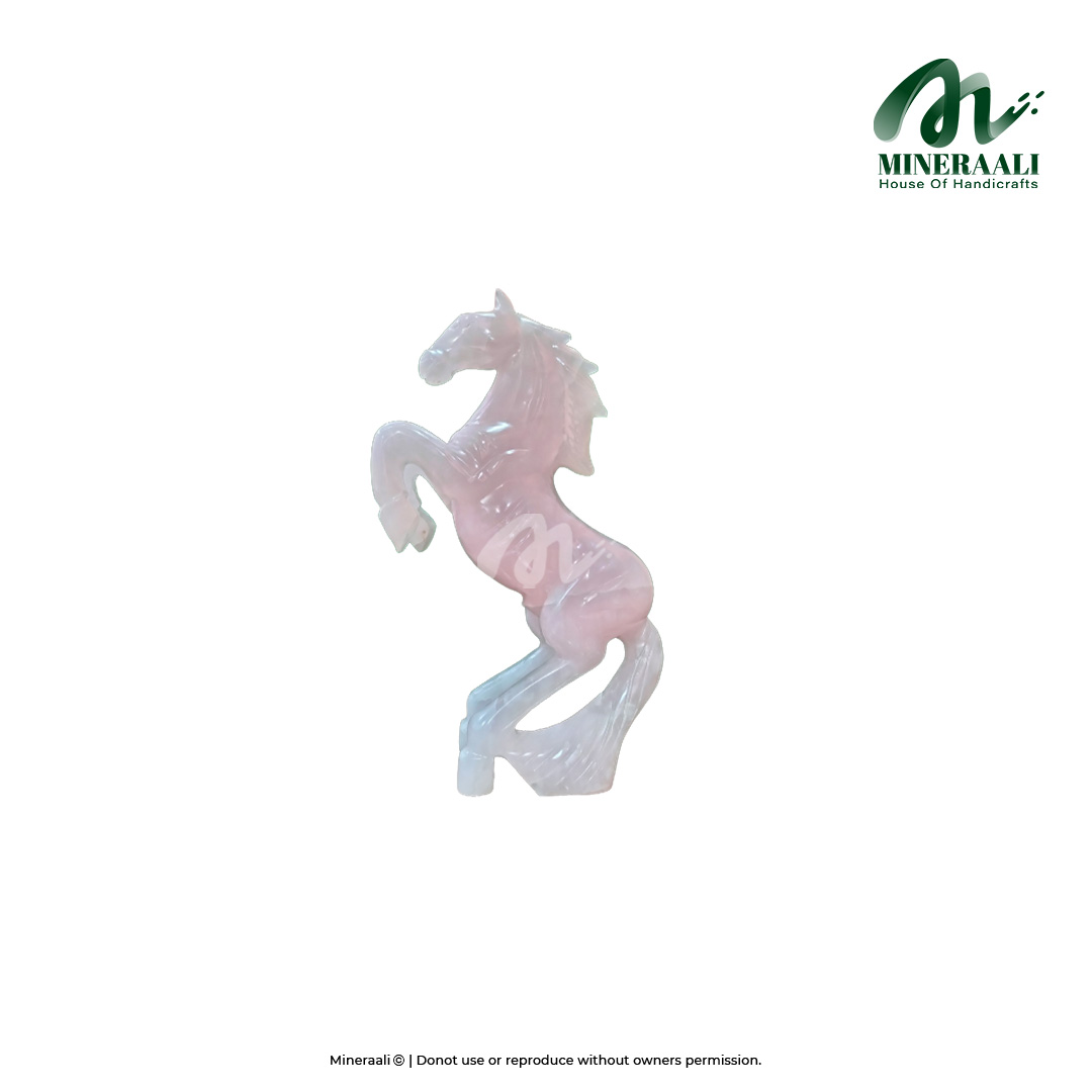 Mineraali | Pink Onyx Special Horse
