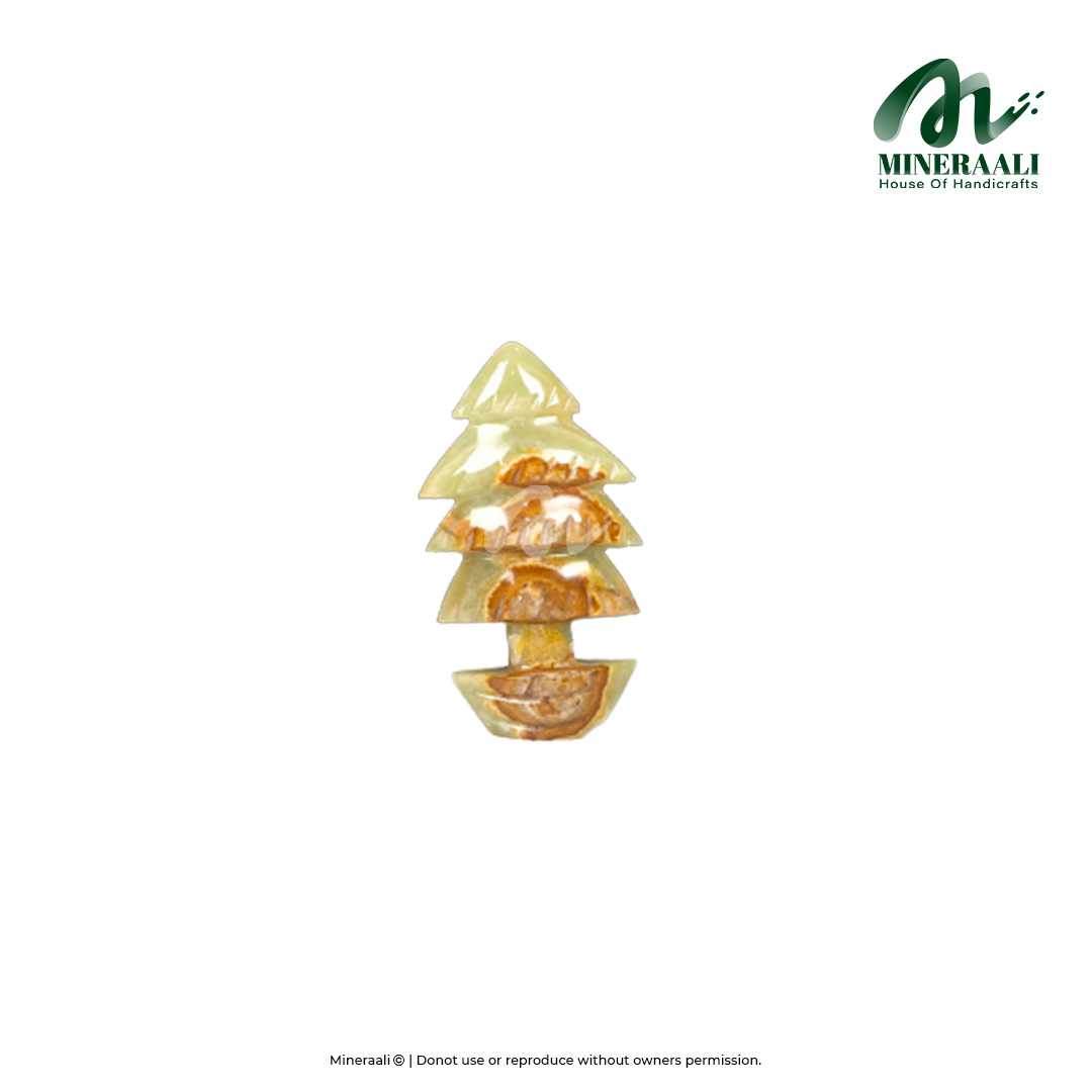 Mineraali | Onyx Christmas Trees With Base